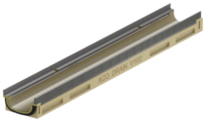 Lage goten zonder verval, 1.000mm