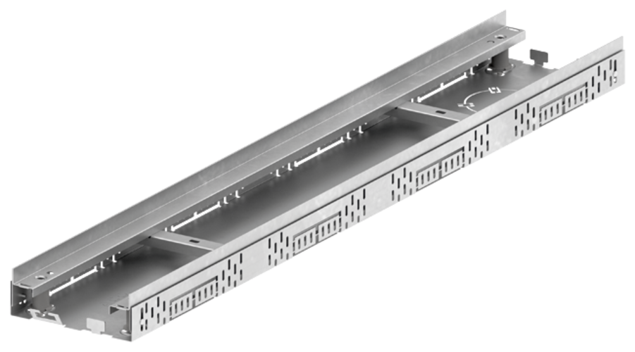 Bouwbreedte 155mm  Verzinkt Staal 237454