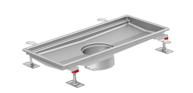 Hygienische Roostergoot - Goten - Standaard Profiel Zonder Flens - Hygienisch Ontwerp - Verbreedde Rand 390469