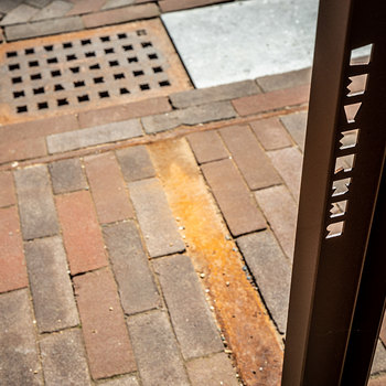 Deventer custom made CorTen putafdekking