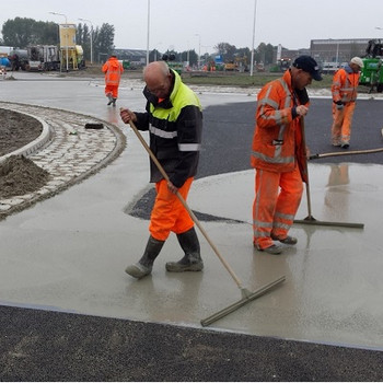 Aanleg dubbelbaans rotonde
