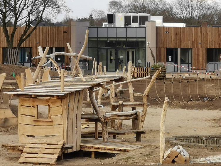 ACO Watermanagement - Kroonwijkpark Header - Groenblauw Schoolplein Bij Basisschool De Vuurvogel In Malden - Infiltratie Afwatering