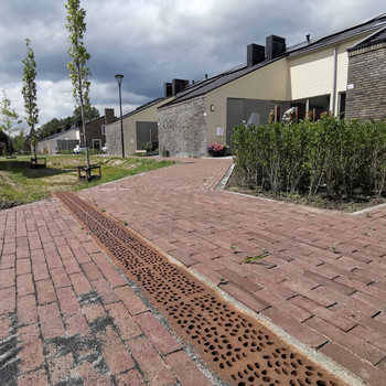 ACO Watermanagement - Wikselaarse Eng Voorthuizen - Klimaatadaptieve Afwatering Met ExoDrain Lijngoot  55  - 400x400