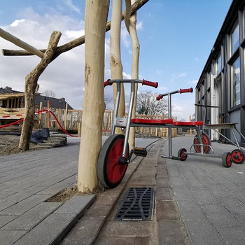 Veilige fietsbandvriendelijke lijnkolk