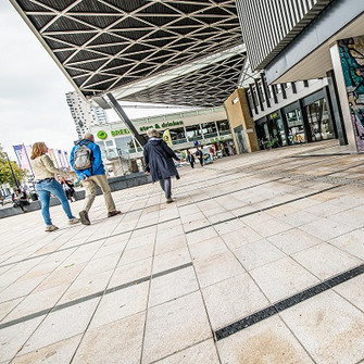 ACO Watermanagement Referentie Station - Plein ACO Custom Made Roostergoot Zwart Tilburg  5 