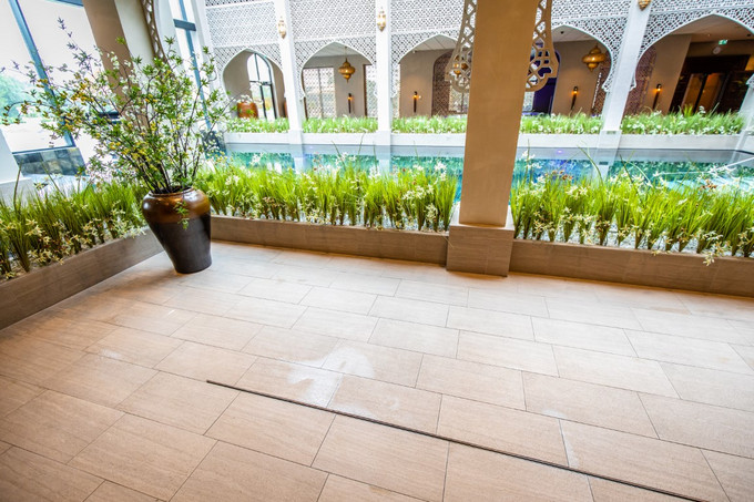 ACO Watermanagement  - RVS Afwatering Bij Wellnessresort Thermen Berendonck  20 
