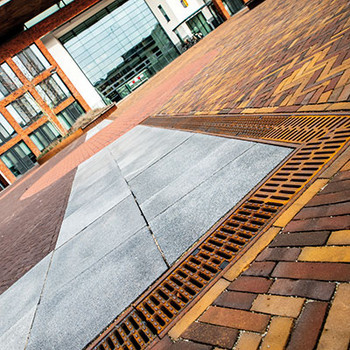 Corten ExoDrain goot