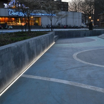 LedLine bij waterval