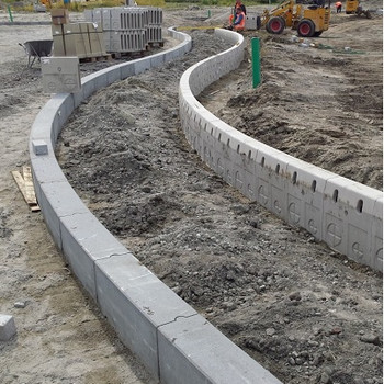 ACO KerbDrain zorgt voor afwatering