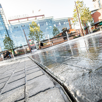 ACO Urban Design Sleufgoot Fineline RVS