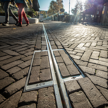 ACO Squareline RVS met inspectie element