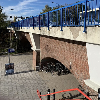 ACO Drain lijnafwatering op viaduct