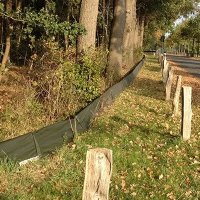 Mobiele geleidingswand