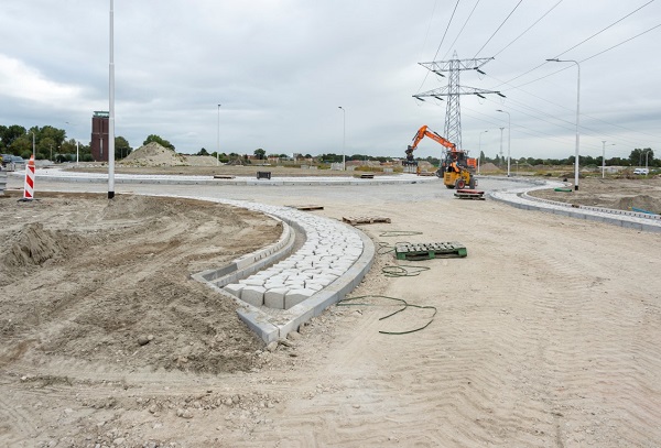 ACO Watermanagement - Referentie Infra Rotonde Aanleg 600px Breed- ACO KerbDrain  Souburg II Vlissingen