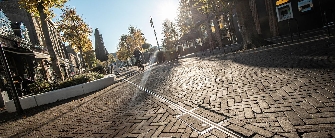 ACO-Sleufgoot-Squareline-RVS-Marktstraat-Centrum-Uden