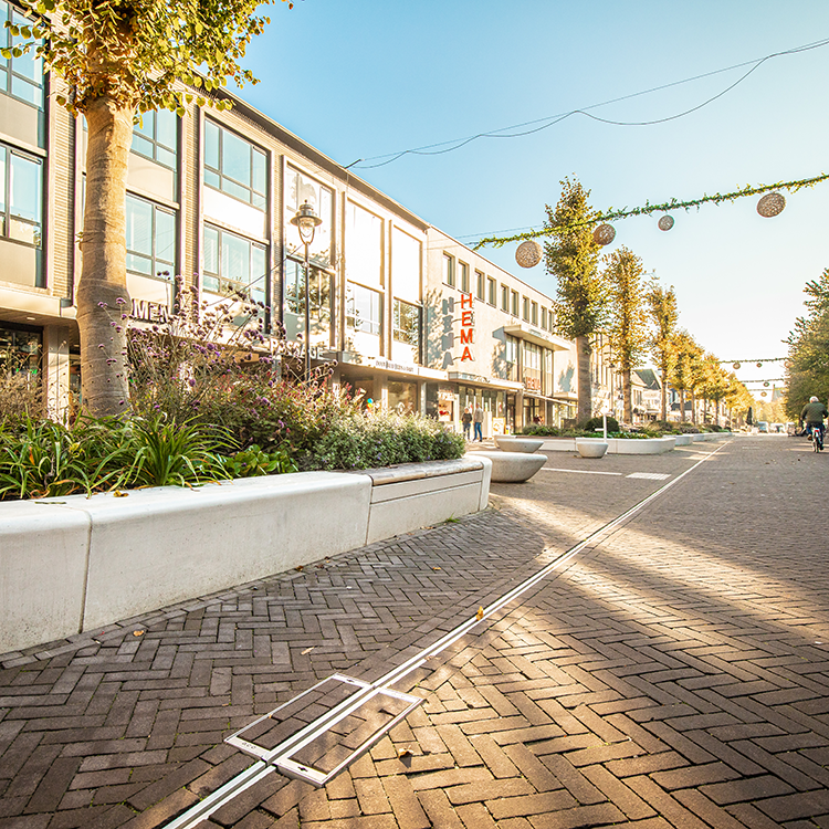 ACO-Sleufgoot-Squareline-RVS-met-inspectieelement