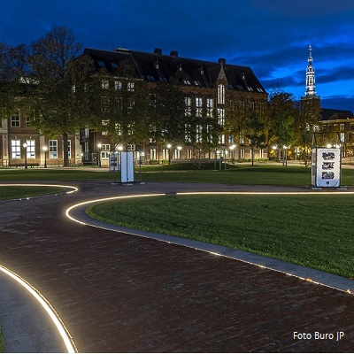 ACO Referentiecase Garenmarkt Leiden - Header Uitsnede 400x400-  Lijnafwatering Met Ledverlichting - Foto Buro JP