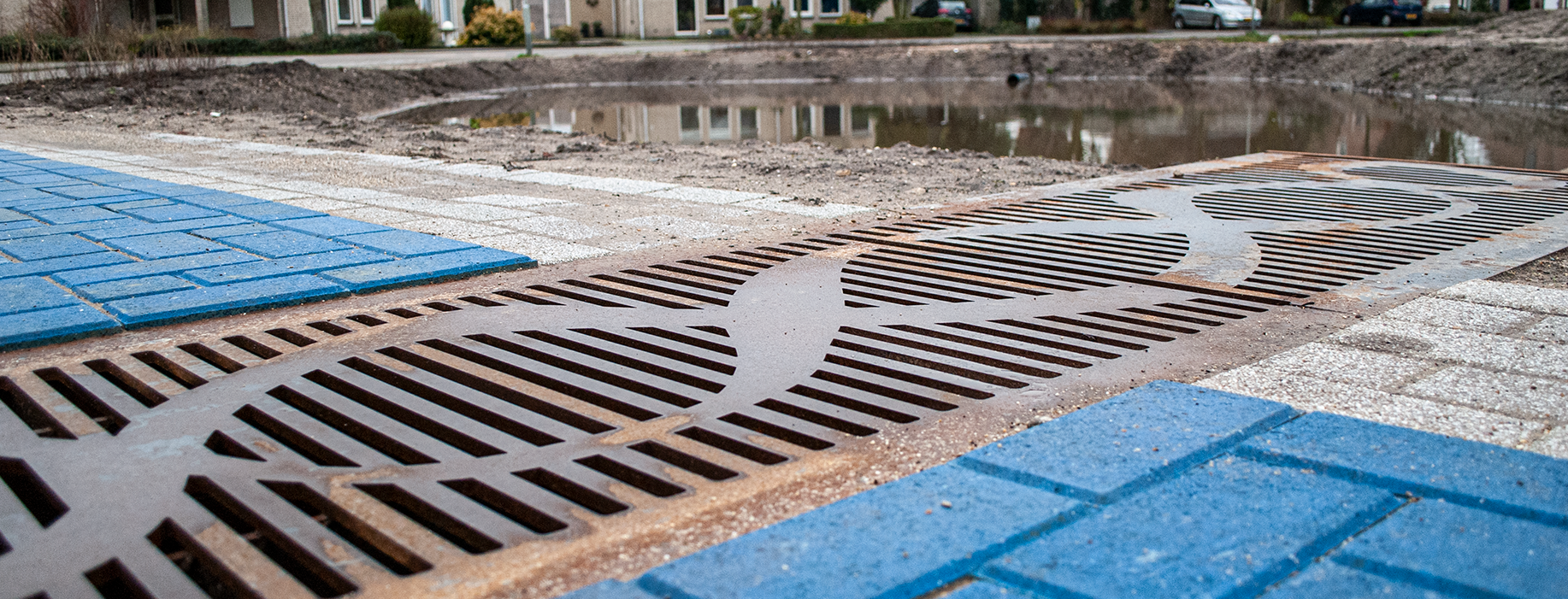 ACO Project ExoDrain Met Custom-made Rooster - Klimaatadaptieve Maatregelen In Wijk Stuksbeemden Horst Aan De Maas  41 